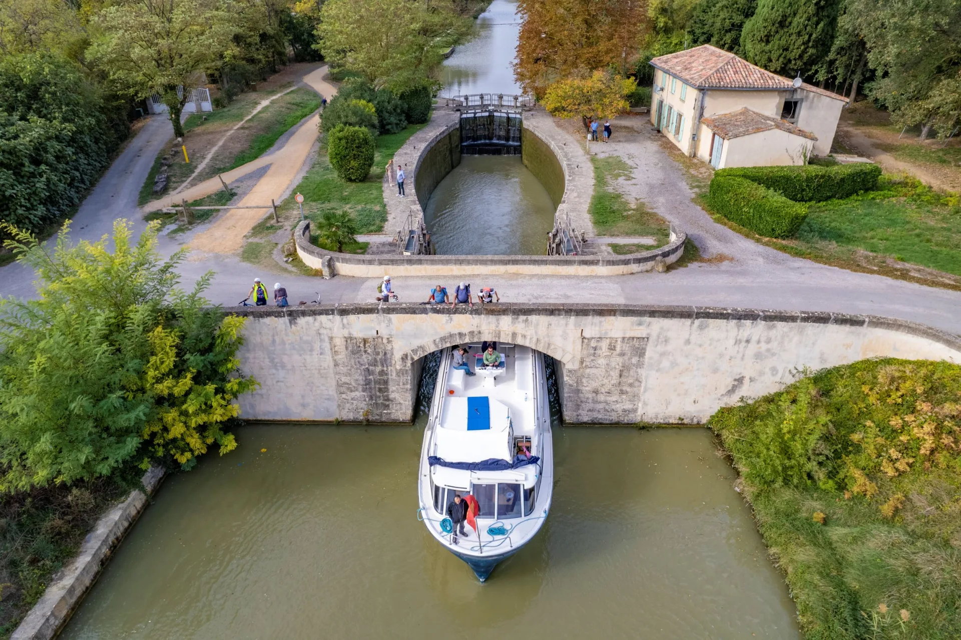 ecluse - canal - villedubert - drone