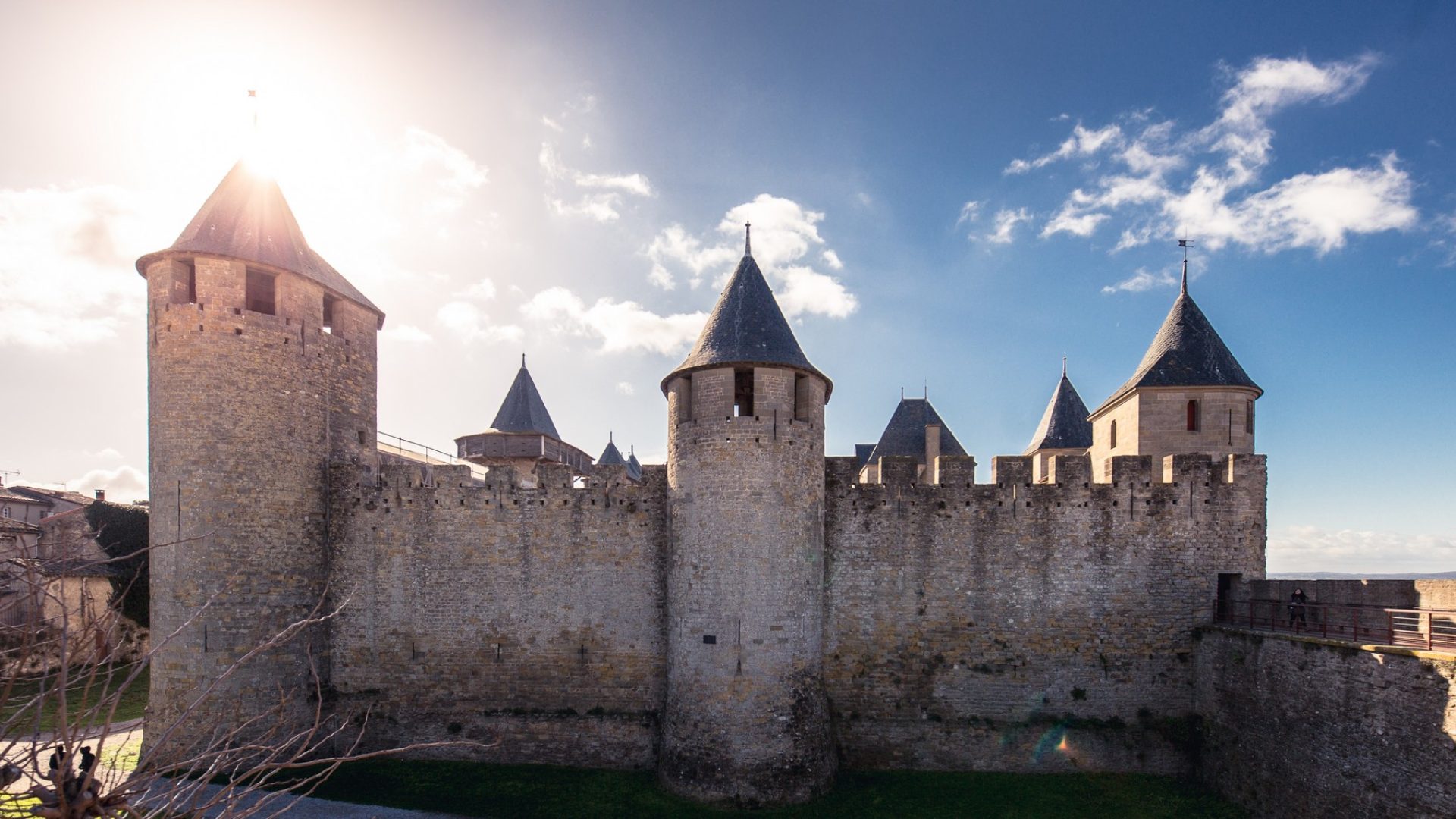 Le château de la cité de Carcassonne