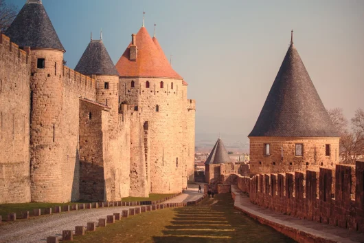 La cité de Carcassonne, lices basses