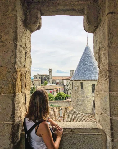 visite autonome château carcassonne