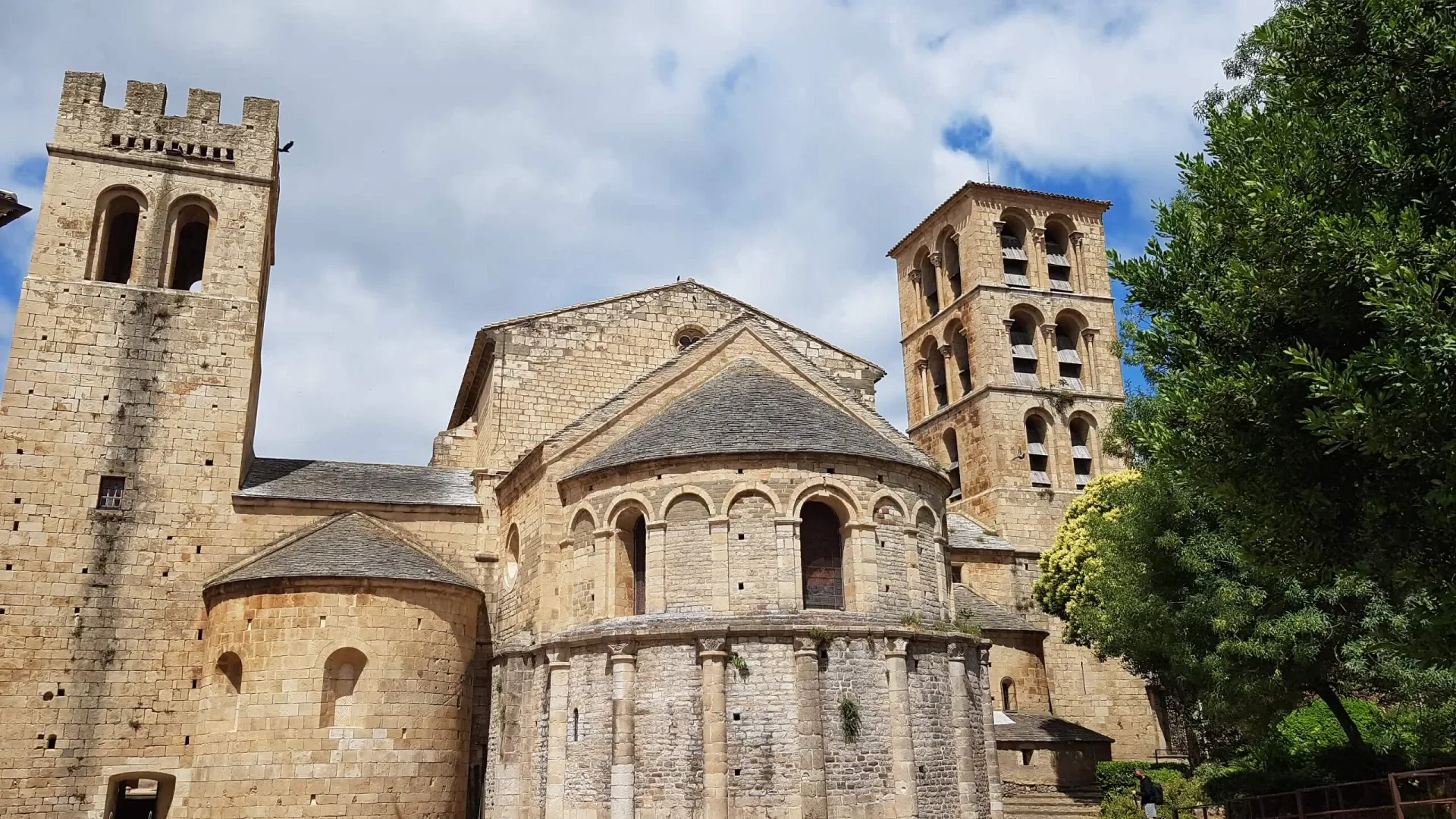 Chevet de l'Abbaye de Caunes