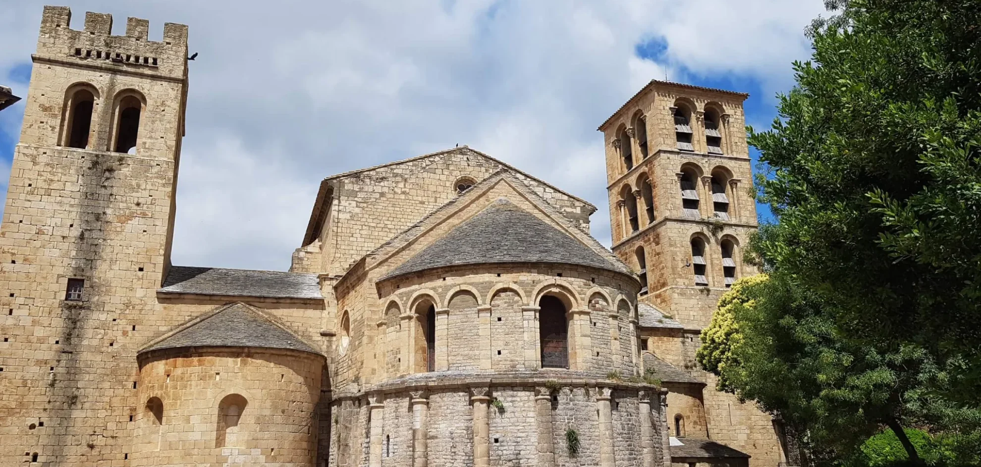 Chevet de l'Abbaye de Caunes