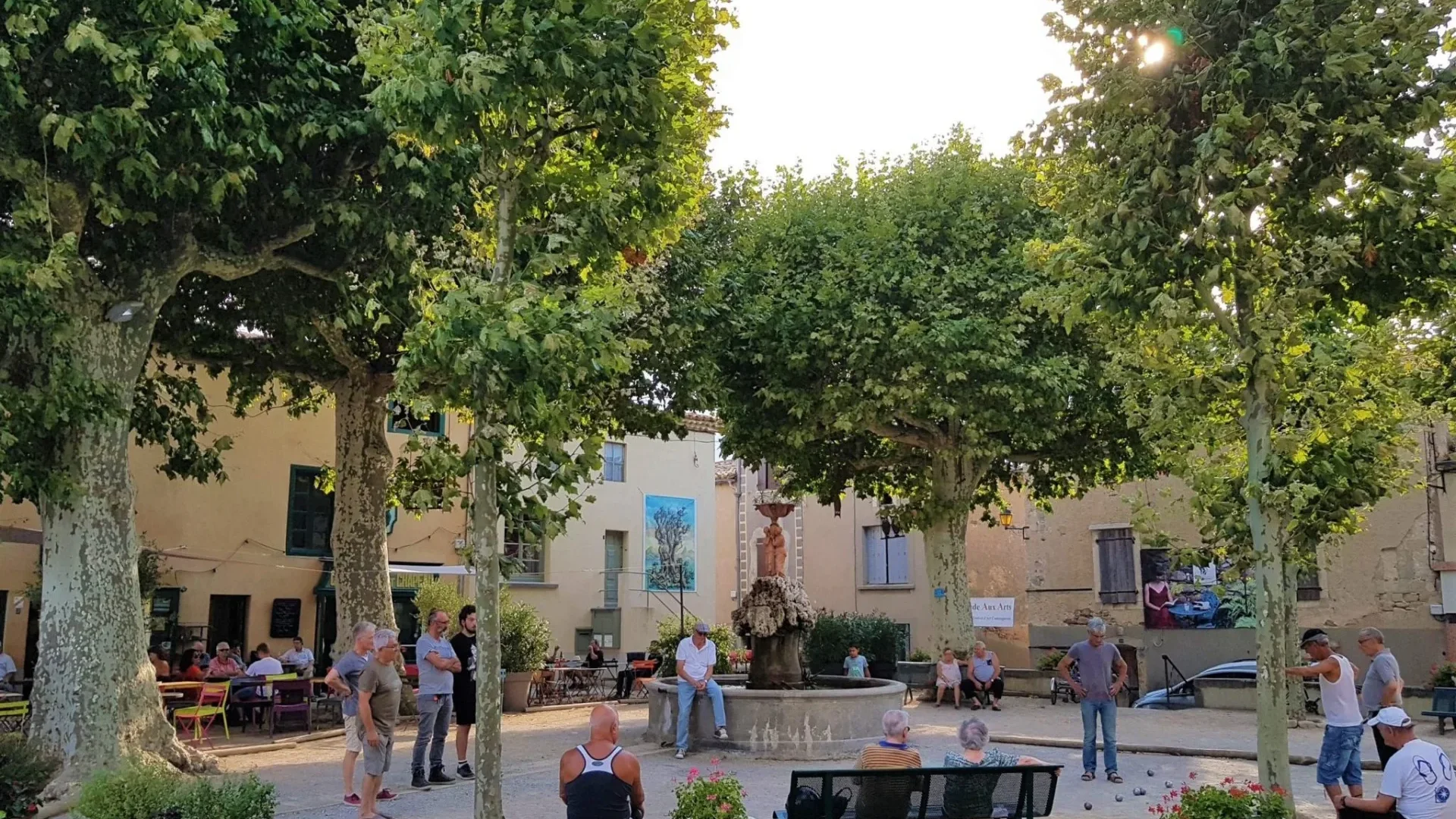 Pétanque à Montolieu