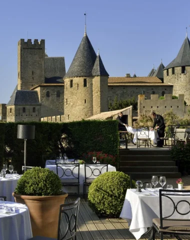 Restaurants dans la cité de Carcassonne