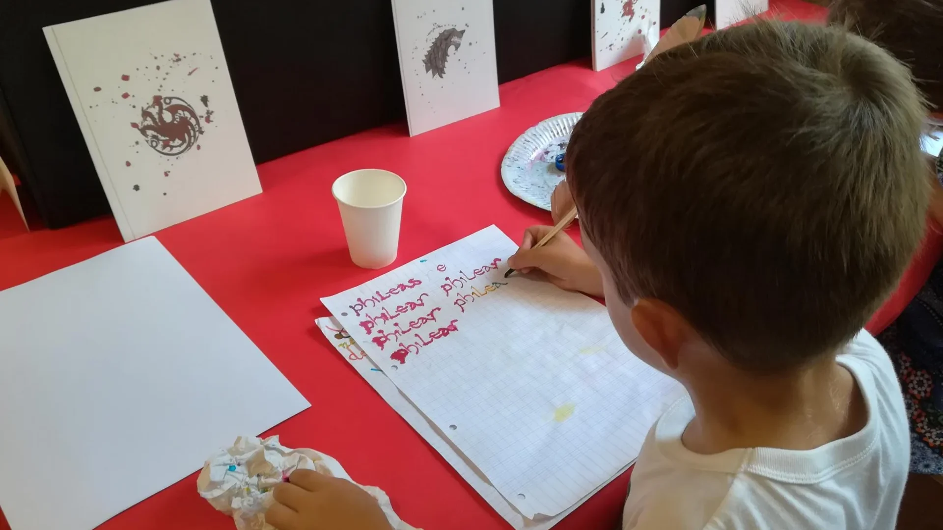 ateliers creatifs au moulin , calligraphie