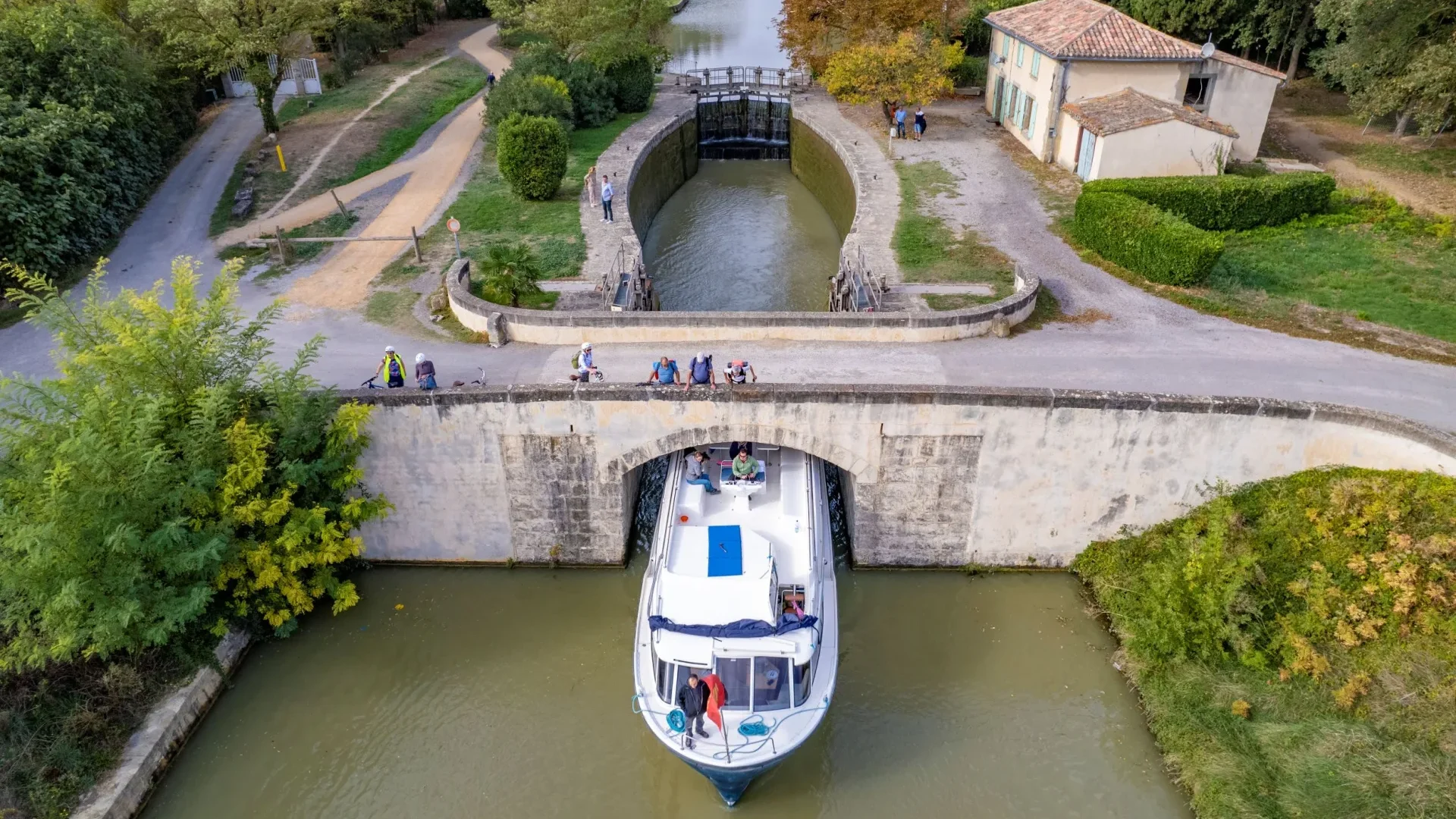 ecluse - canal - villedubert - drone