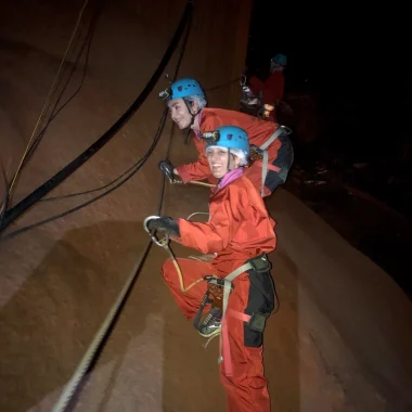 gouffre geant de cabrespine , accro grotte