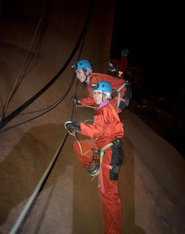 gouffre geant de cabrespine , accro grotte